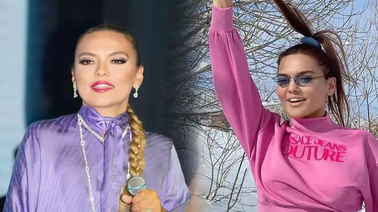 Demet Akalın’ın Bahçesi Kış Manzarasına Dönüştü