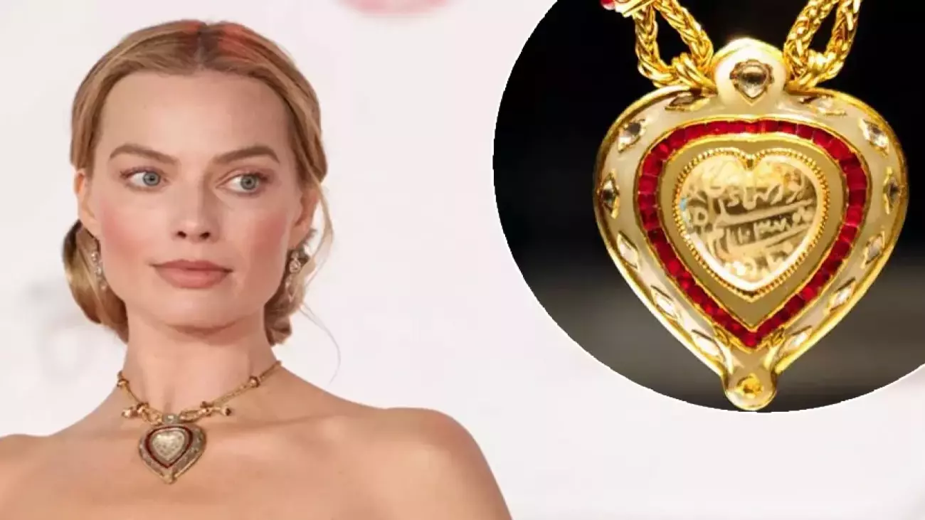 Margot Robbie’nin Gala Stili: 8 Milyon Dolarlık Kalp Kolye