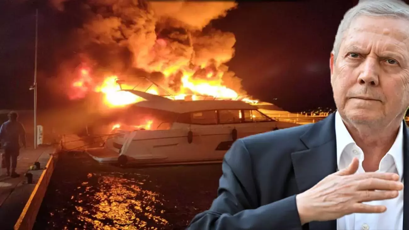 Bodrum’daki Yangında Milyarlık Yatlar Kül Oldu, Aziz Yıldırım’ın Yatı Kurtuldu