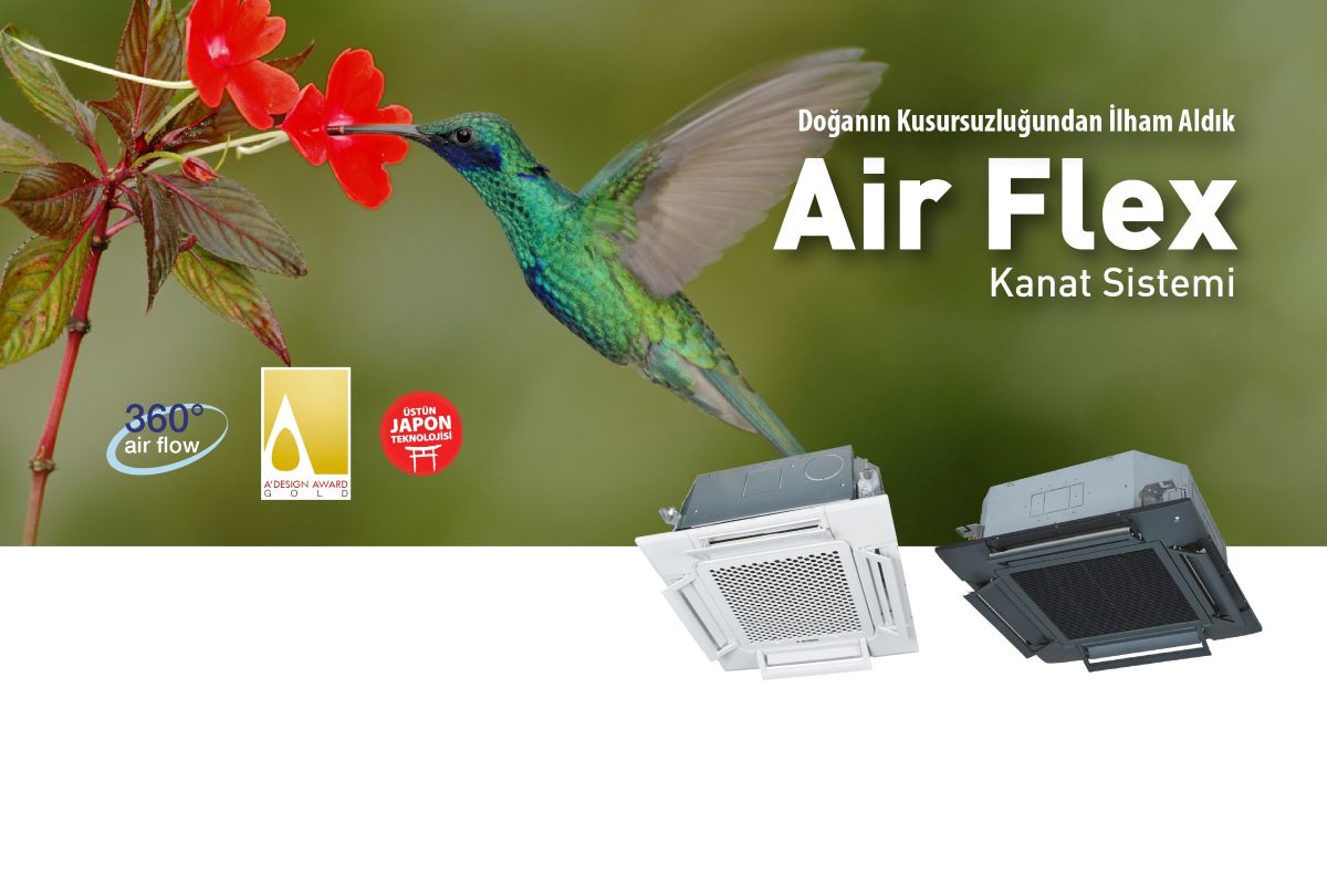 Mitsubishi Heavy Industries Airflex Klimalar, Hava Akımını Azaltarak Konforu Artırıyor