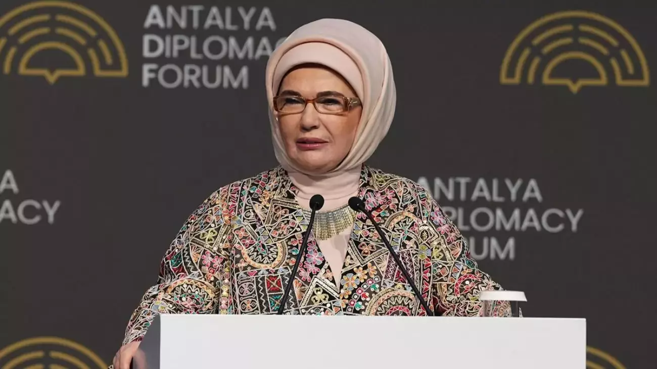 Emine Erdoğan’dan Antalya Diplomasi Forumu’na Videolu Mesaj
