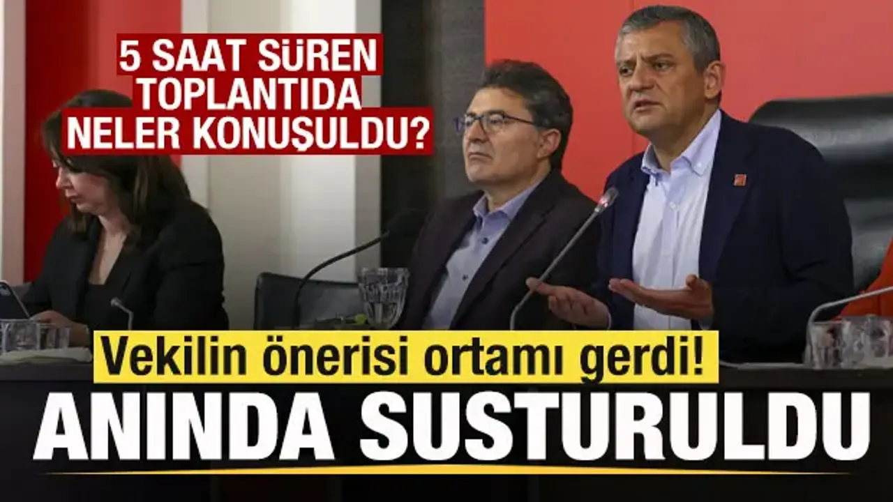 CHP Parti Meclisi Toplantısında Gergin Anlar: Öneriler Tartışıldı