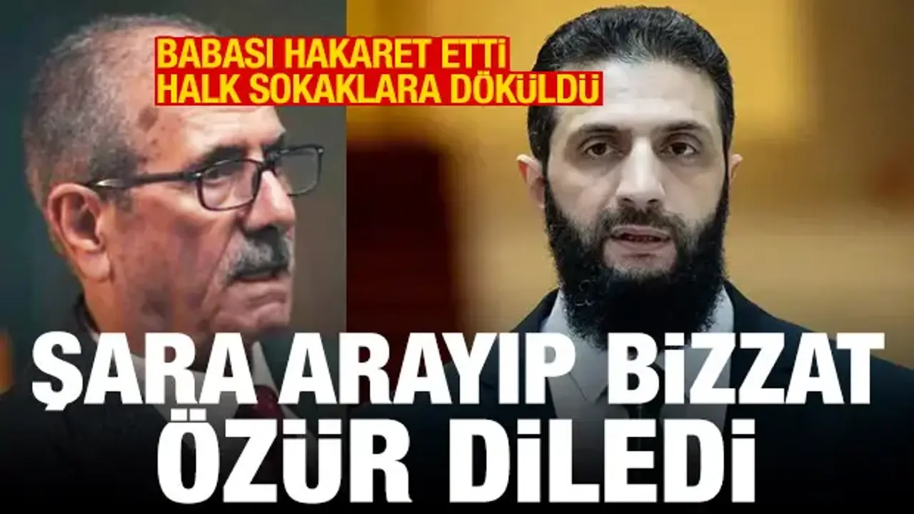 Suriye Cumhurbaşkanı Şara, Babasının Hakaretleri Üzerine Özür Diledi