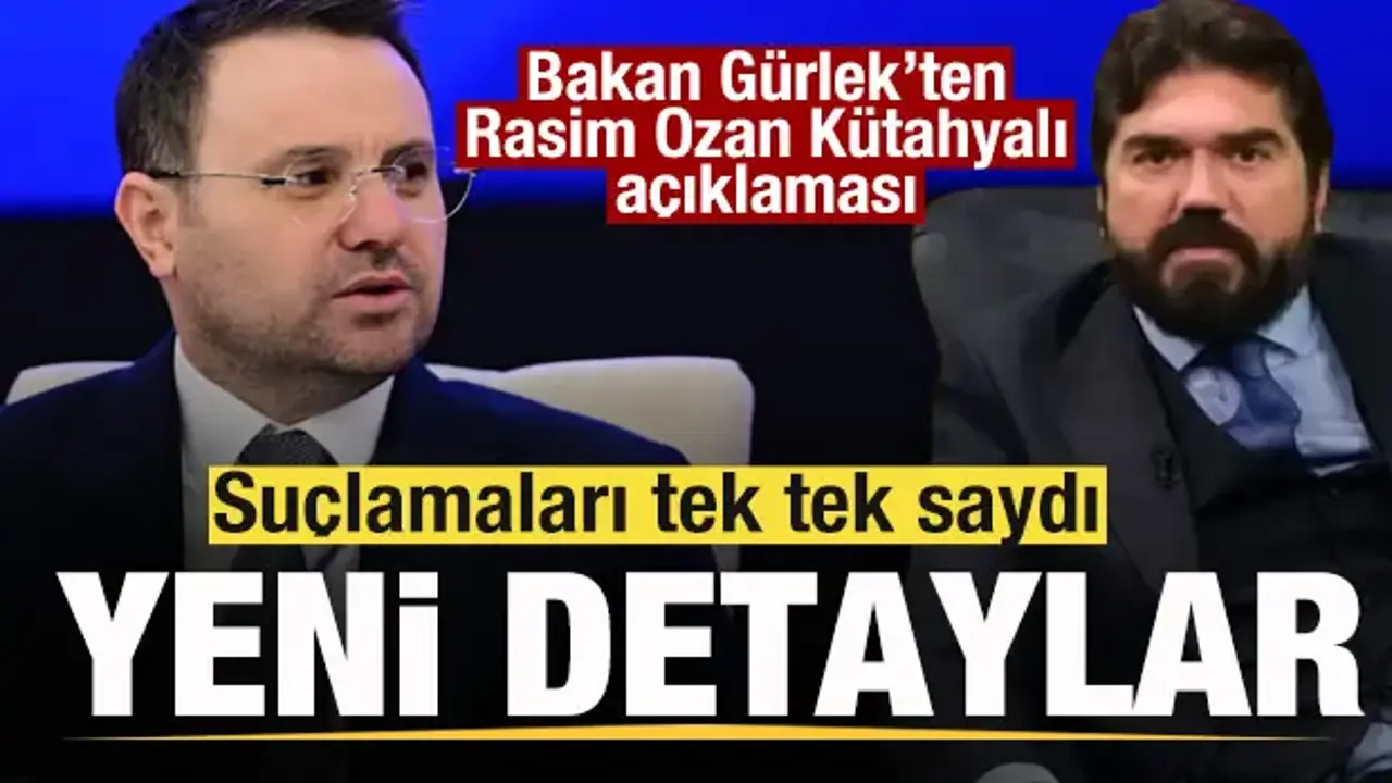 Bakan Gürlek’ten Kütahyalı Açıklaması: Operasyonun Boyutu Büyük