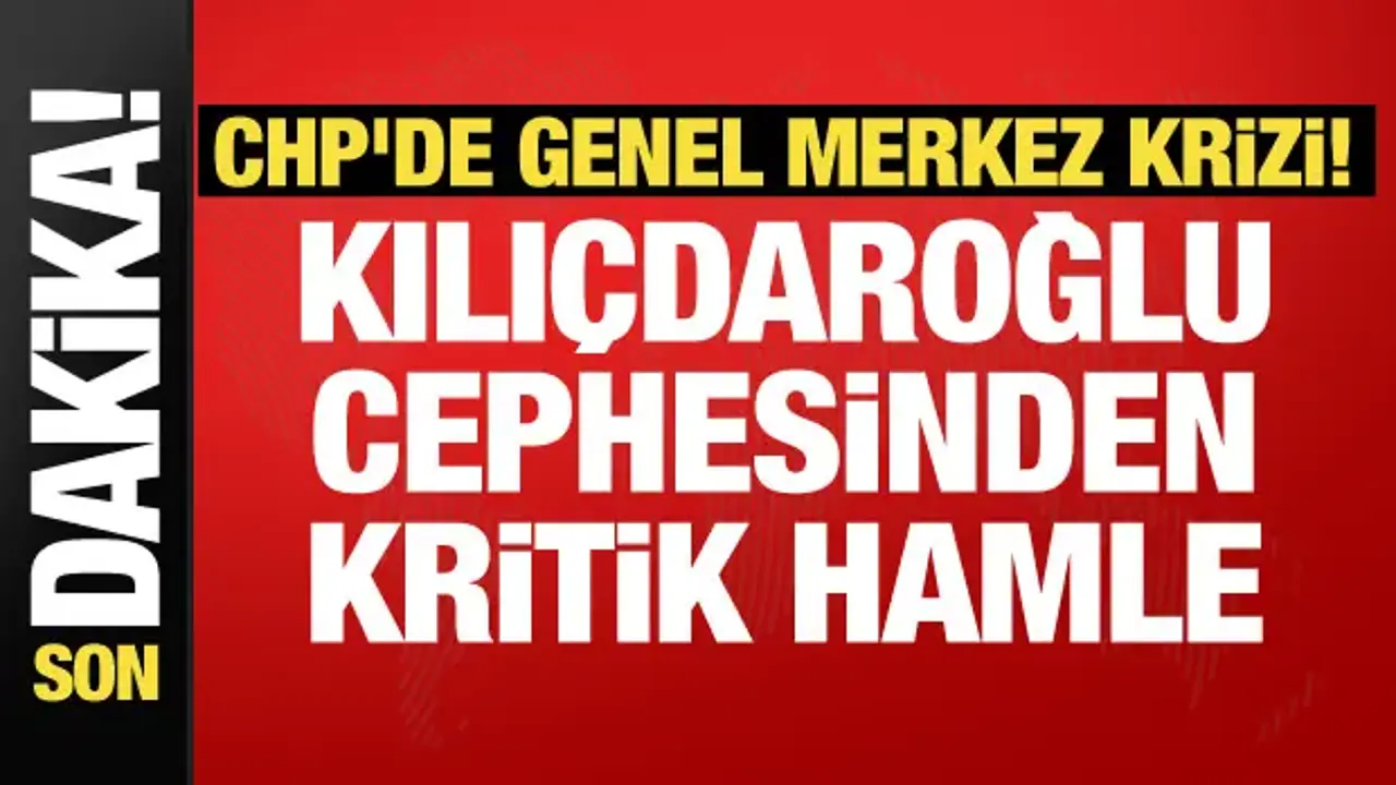 CHP Genel Merkezi Krizi: Kılıçdaroğlu’ndan Emniyete Başvuru
