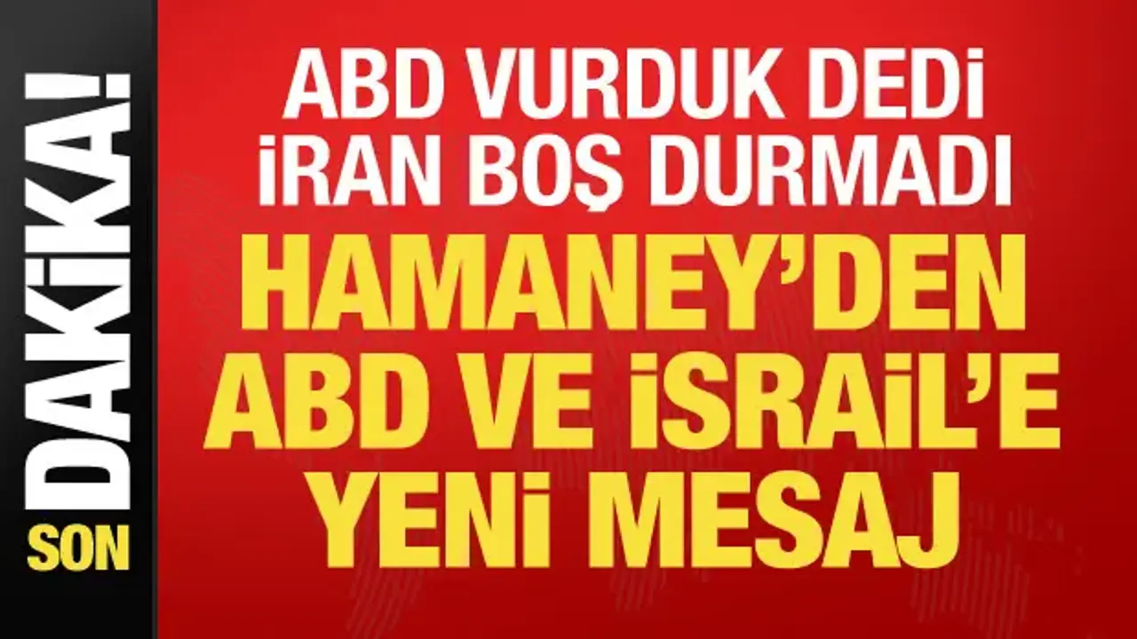 Hamaney’den ABD ve İsrail’e Sert Mesaj: Hava Sahasında Gelişmeler