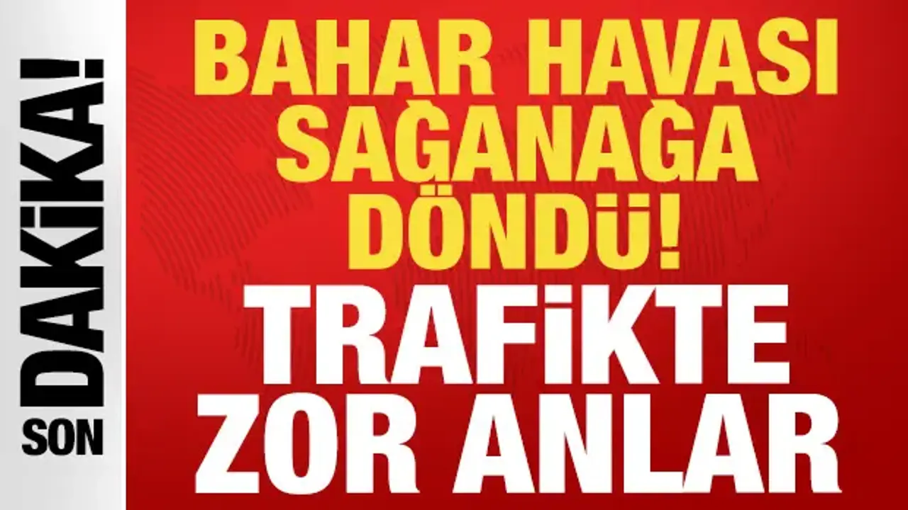 İstanbul’da Bahar Havası Aniden Sağanağa Dönüştü