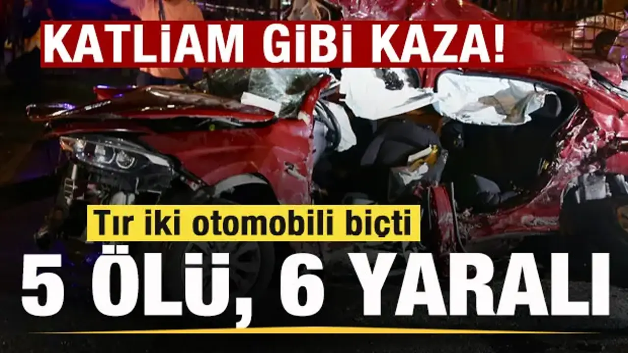 Giresun’da Feci Kaza: Tır İki Araca Çarptı, 5 Ölü 6 Yaralı