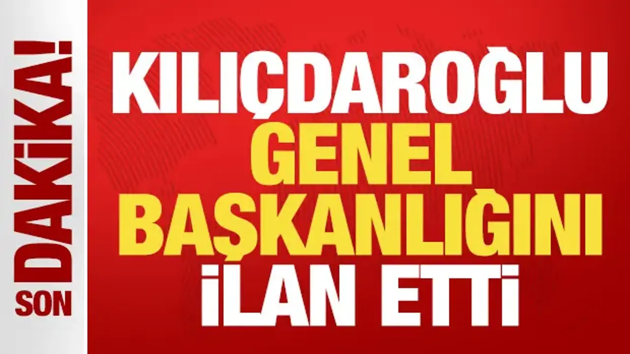 Kılıçdaroğlu, CHP Genel Başkanlığını Sosyal Medyada Duyurdu