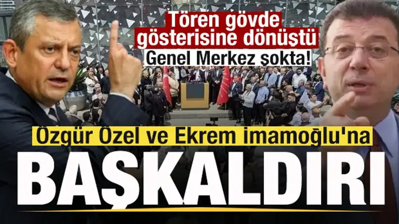 CHP Bayramlaşma Töreni, Özgür Özel ve İmamoğlu’na Tepkiyle Sona Erdi