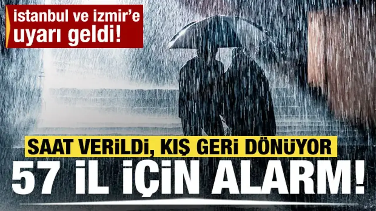 İstanbul ve İzmir’de Bahar Yağmurları Etkili Olacak