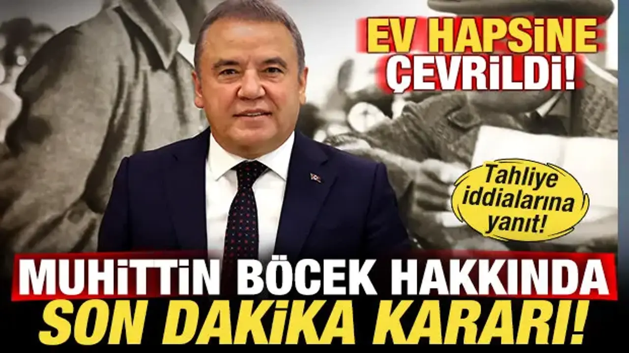 Muhittin Böcek Hakkında Son Gelişme: Ev Hapsine Alındı