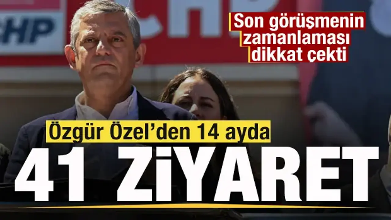 Özgür Özel, İmamoğlu’nu 14 Ayda 41 Kez Ziyaret Etti