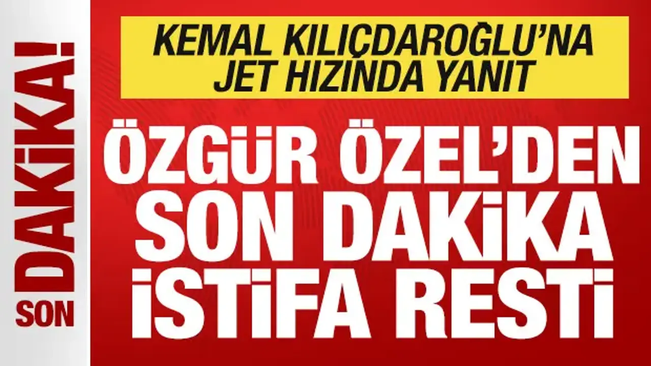 Özgür Özel’den Kılıçdaroğlu’na İstifa Yanıtı