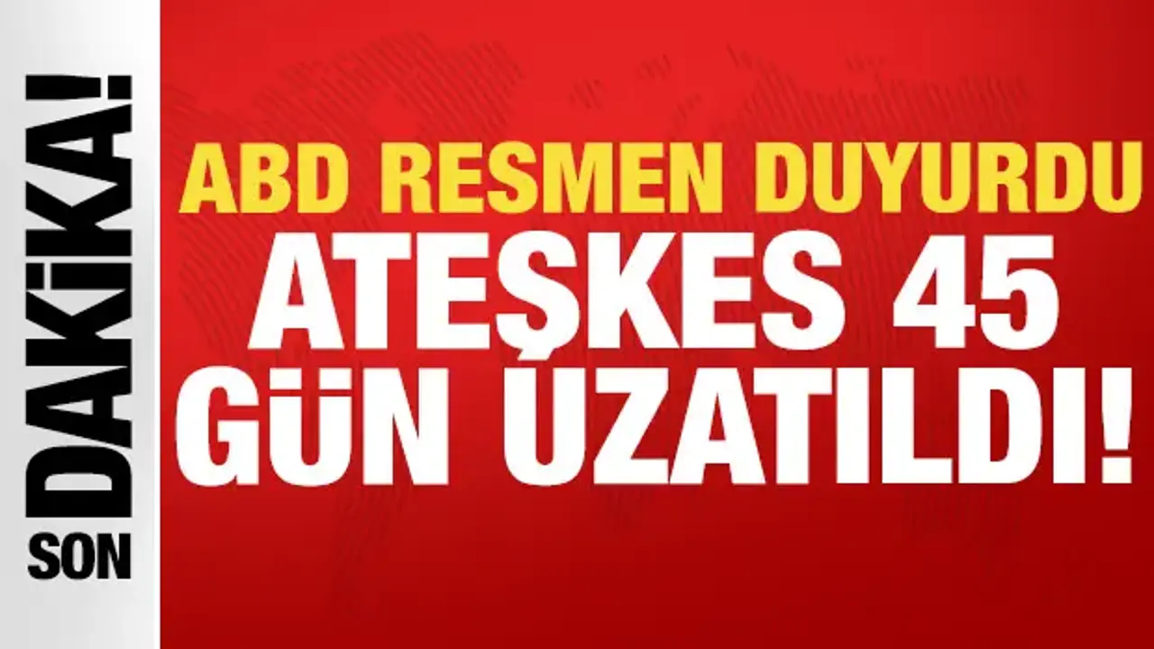 ABD, İsrail-Lübnan Ateşkesini 45 Gün Daha Uzattı
