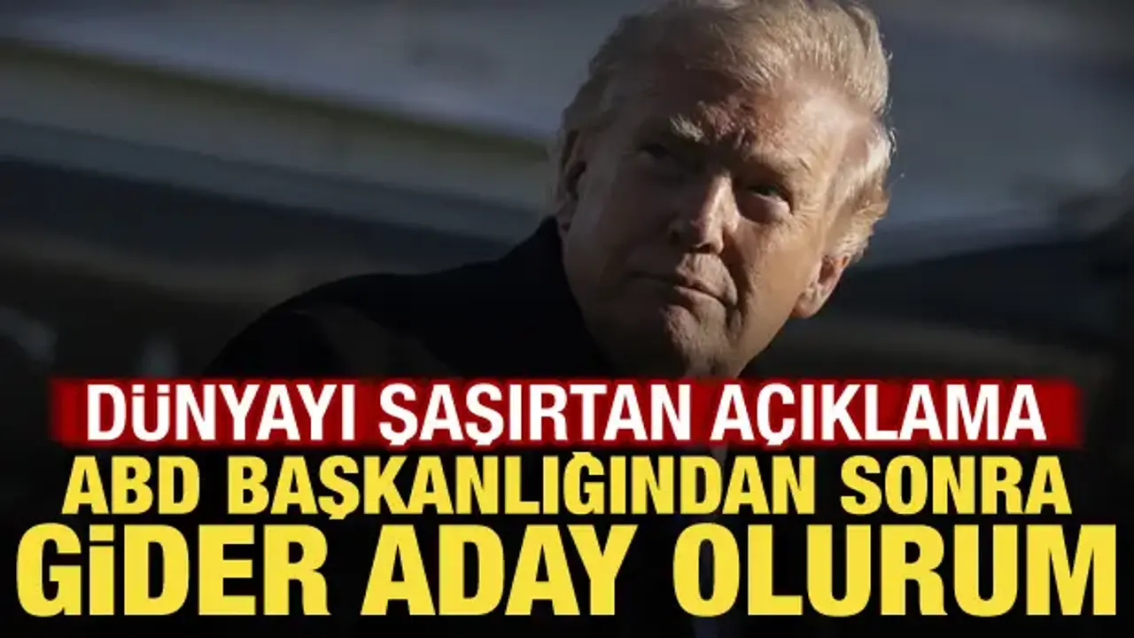 Trump’ın İsrail Çıkışı: Başbakanlığa Aday Olabilirim