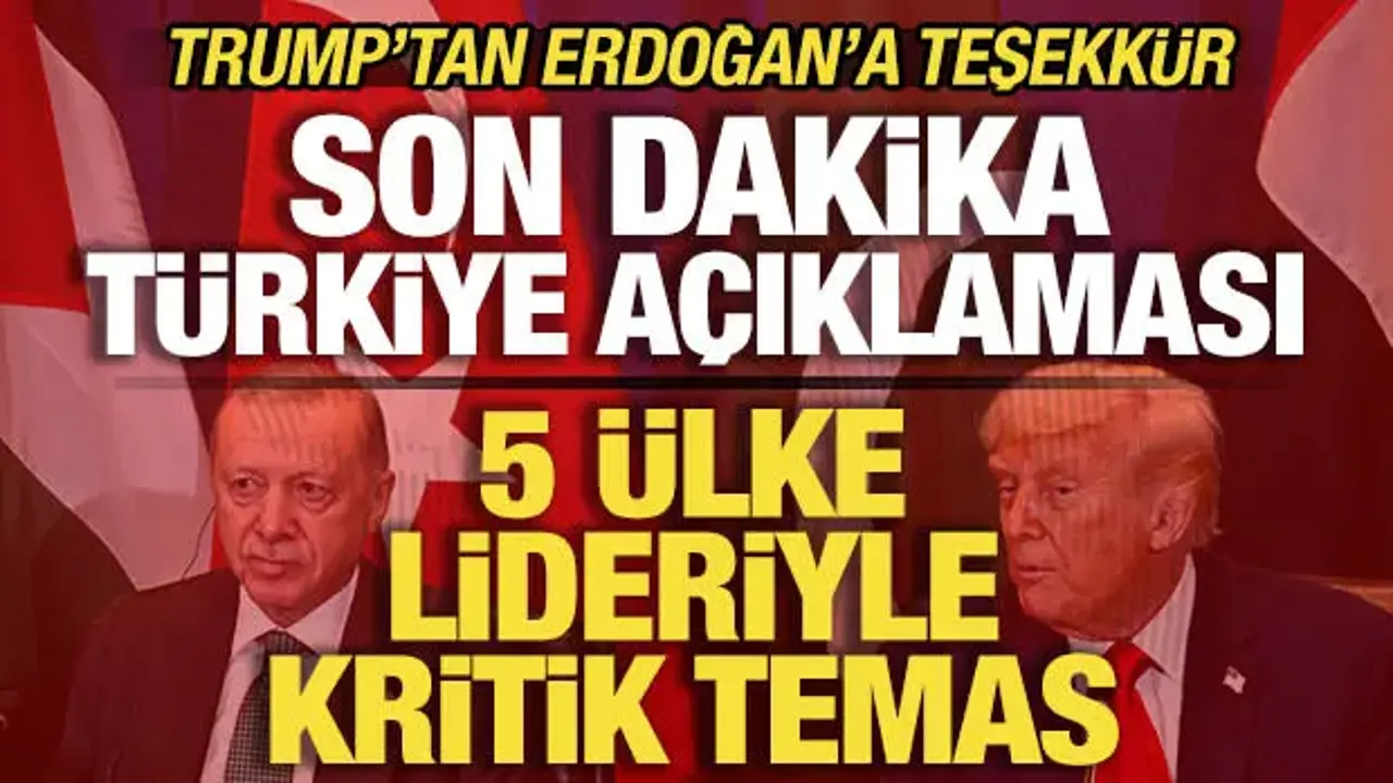 Trump’tan Türkiye’ye Kritik Telefon Görüşmesi ve Teşekkür