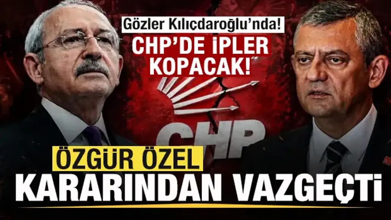 CHP’de Siyasi Gerilim Artıyor: Özgür Özel’in Kararı Merak Ediliyor