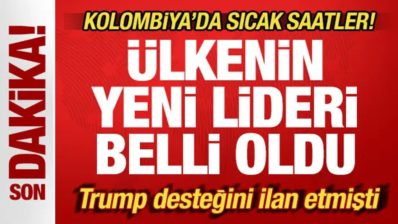 Kolombiya’da Cumhurbaşkanlığı Seçimini Trump Destekli Aday Kazandı
