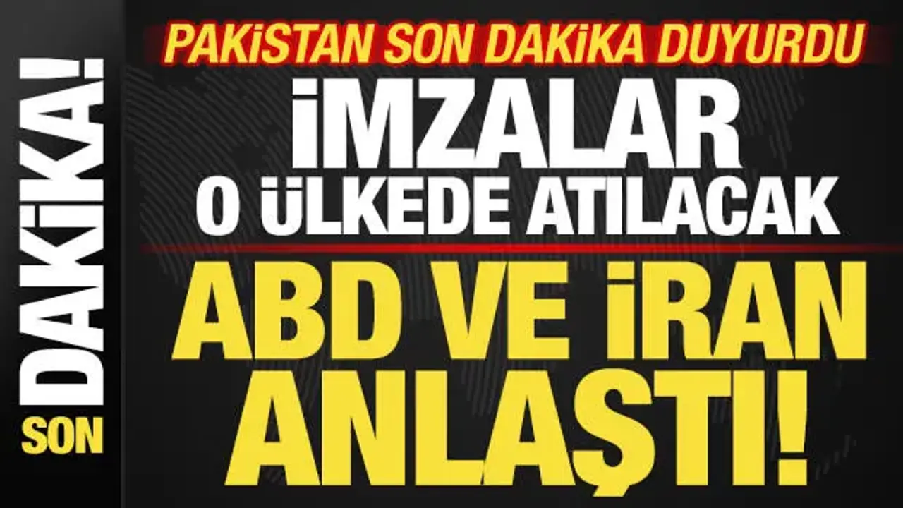 Pakistan, ABD ve İran Arasında Barış Anlaşmasını Duyurdu