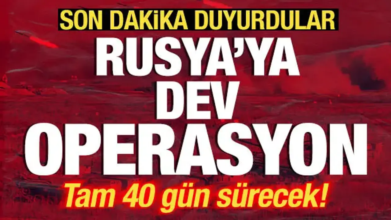 Zelenskiy’den Rusya’ya 40 Gün Sürecek Operasyon Onayı
