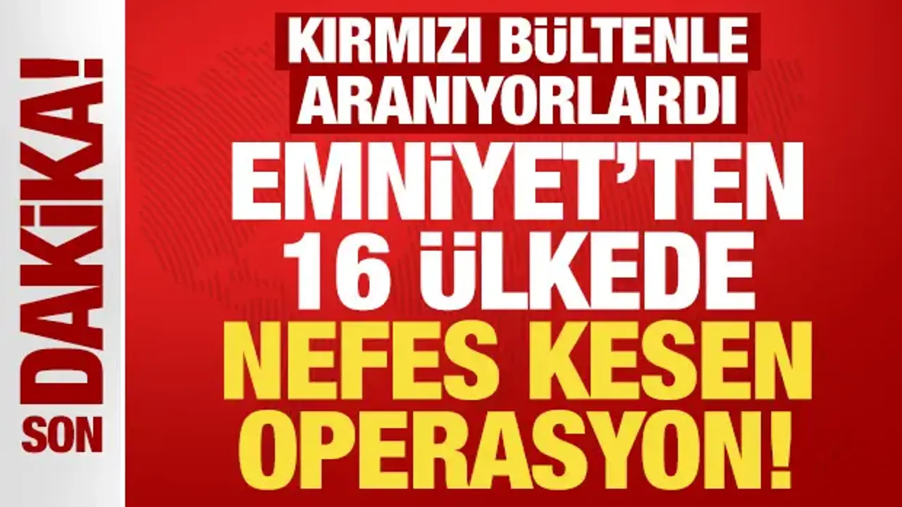 Kırmızı Bültenle Aranan 90 Suçlu 16 Ülkede Yakalandı