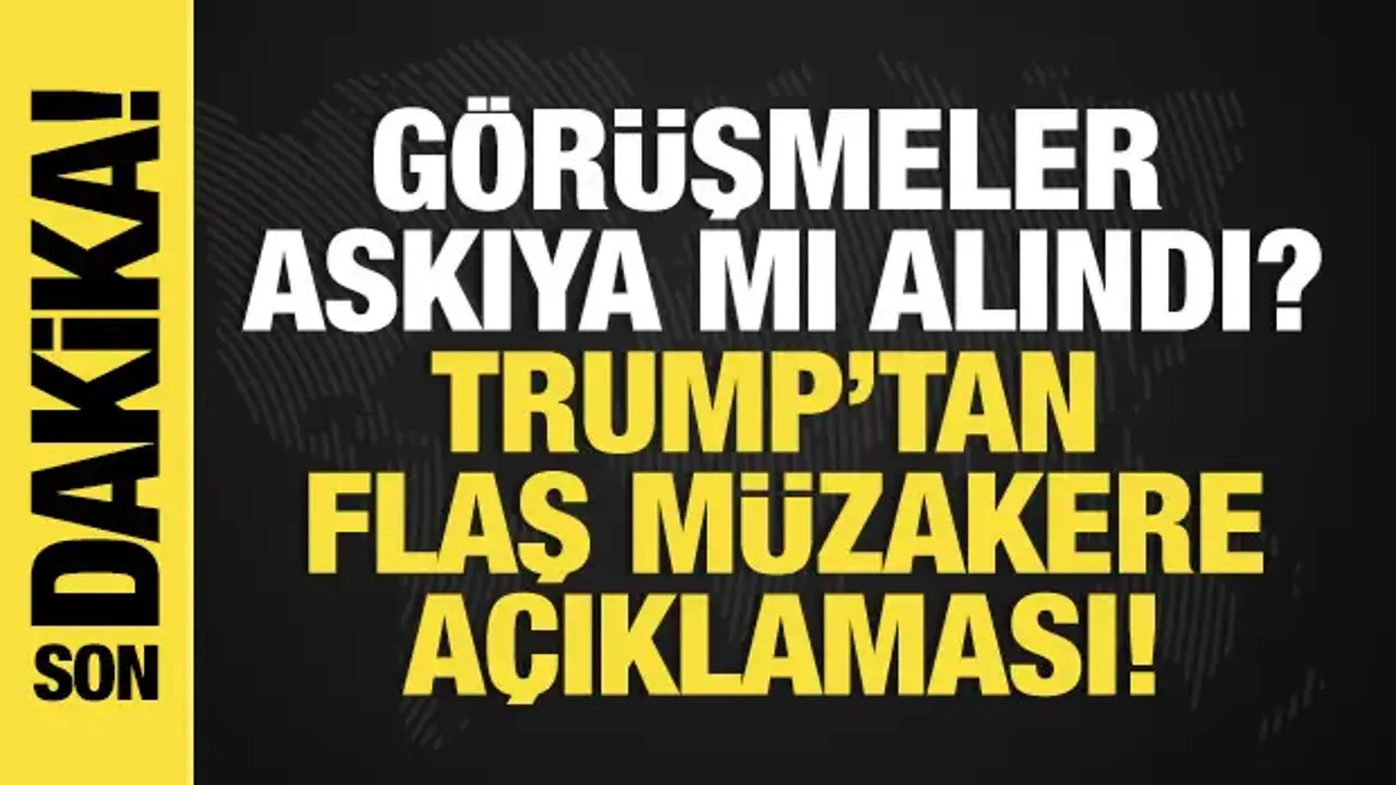 Trump, İran ile Müzakerelerin Devam Ettiğini Açıkladı
