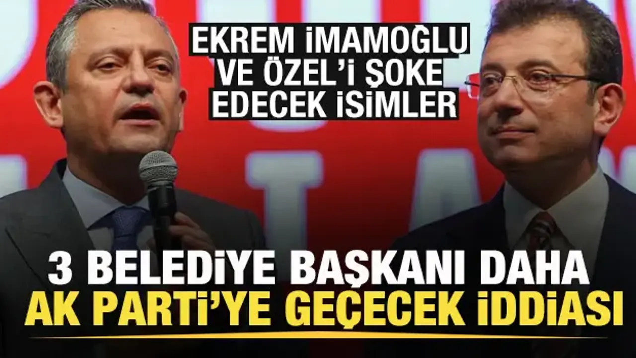 Üç Belediye Başkanı AK Parti’ye Katılacak İddiası Gündemde