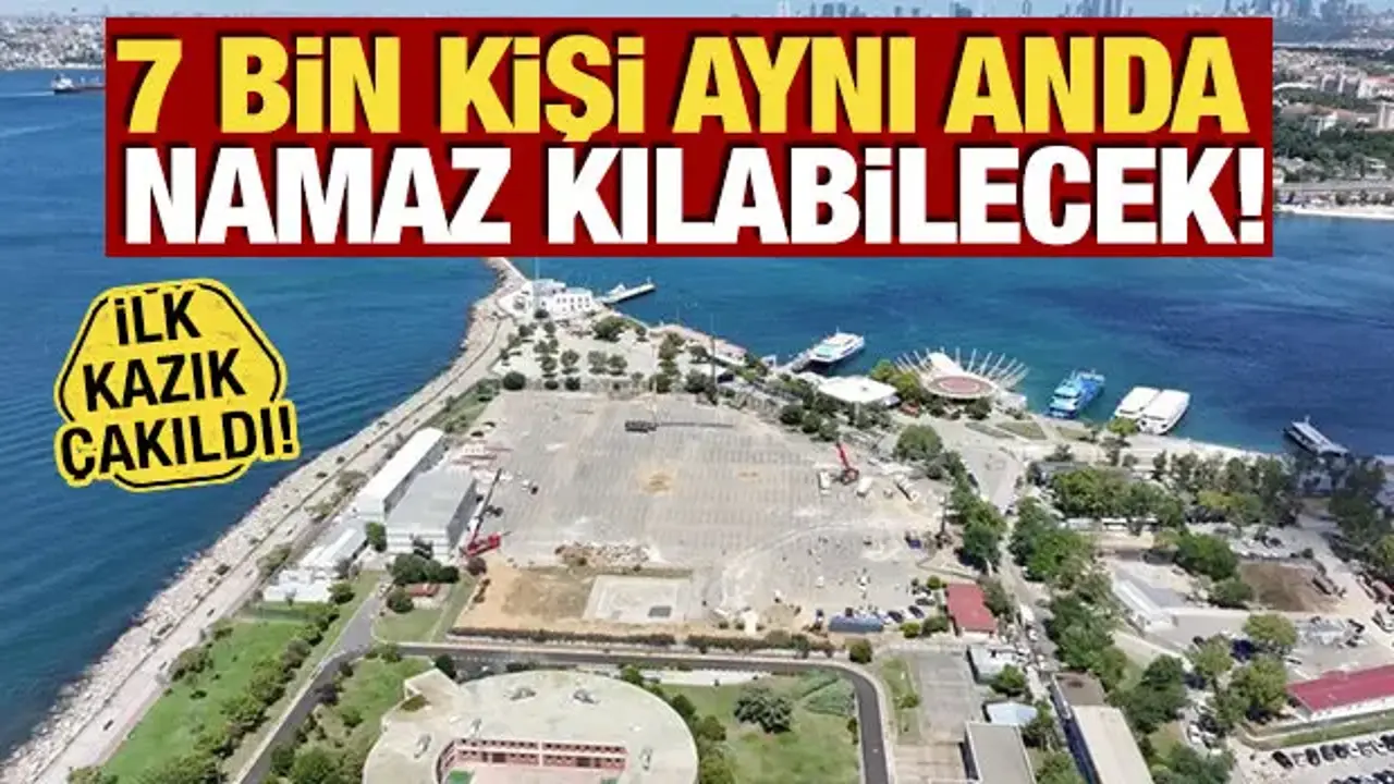 Kadıköy Rıhtım Camisi’nin İnşaatı Başladı, 7 Bin Kişi Namaz Kılacak