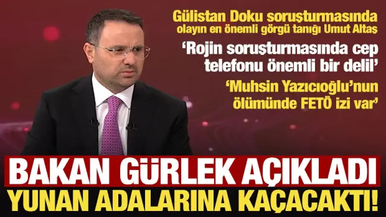 Adalet Bakanı Gürlek: Haluk Levent Yunan Adalarına Kaçmayı Planlıyordu