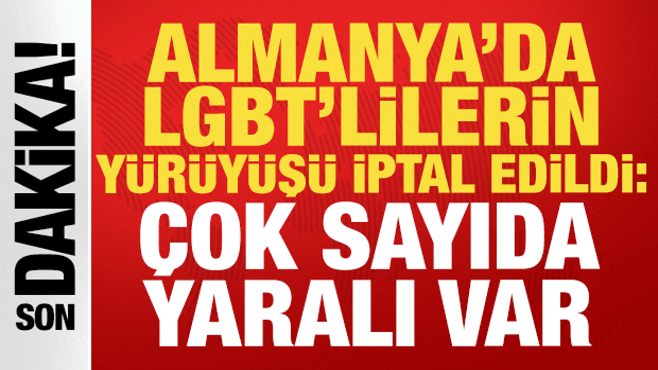 Berlin’deki LGBT Onur Yürüyüşü, Sürücü İhlali Nedeniyle İptal Edildi