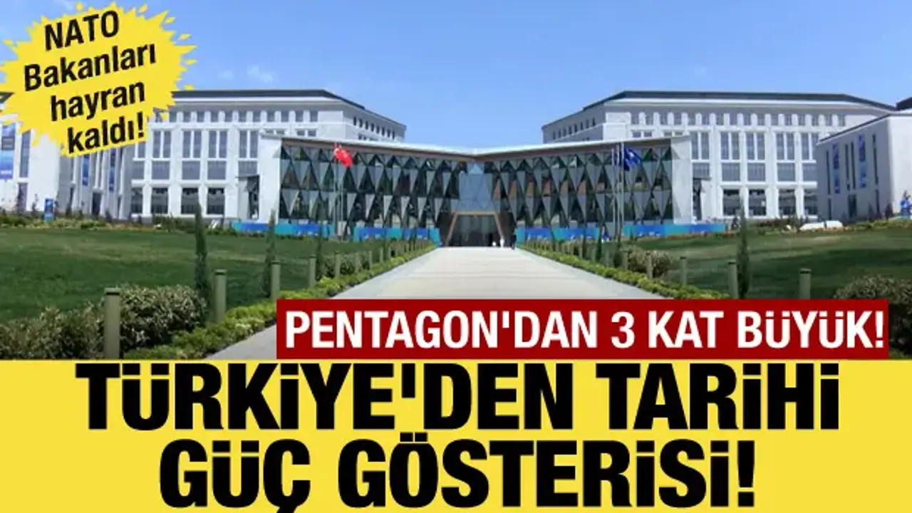 Ay Yıldız Müşterek Karargahı, Pentagon’dan 3 Kat Daha Büyük