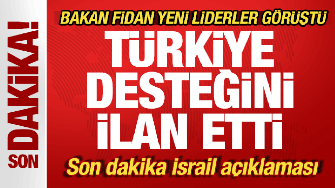 Dışişleri Bakanı Fidan, Hamas Lideri Hayye ile Görüştü