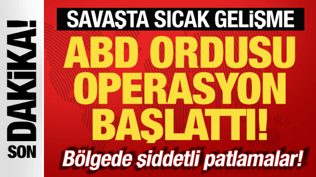 İran’da Şiddetli Patlamalar, ABD Operasyonu Başlattı