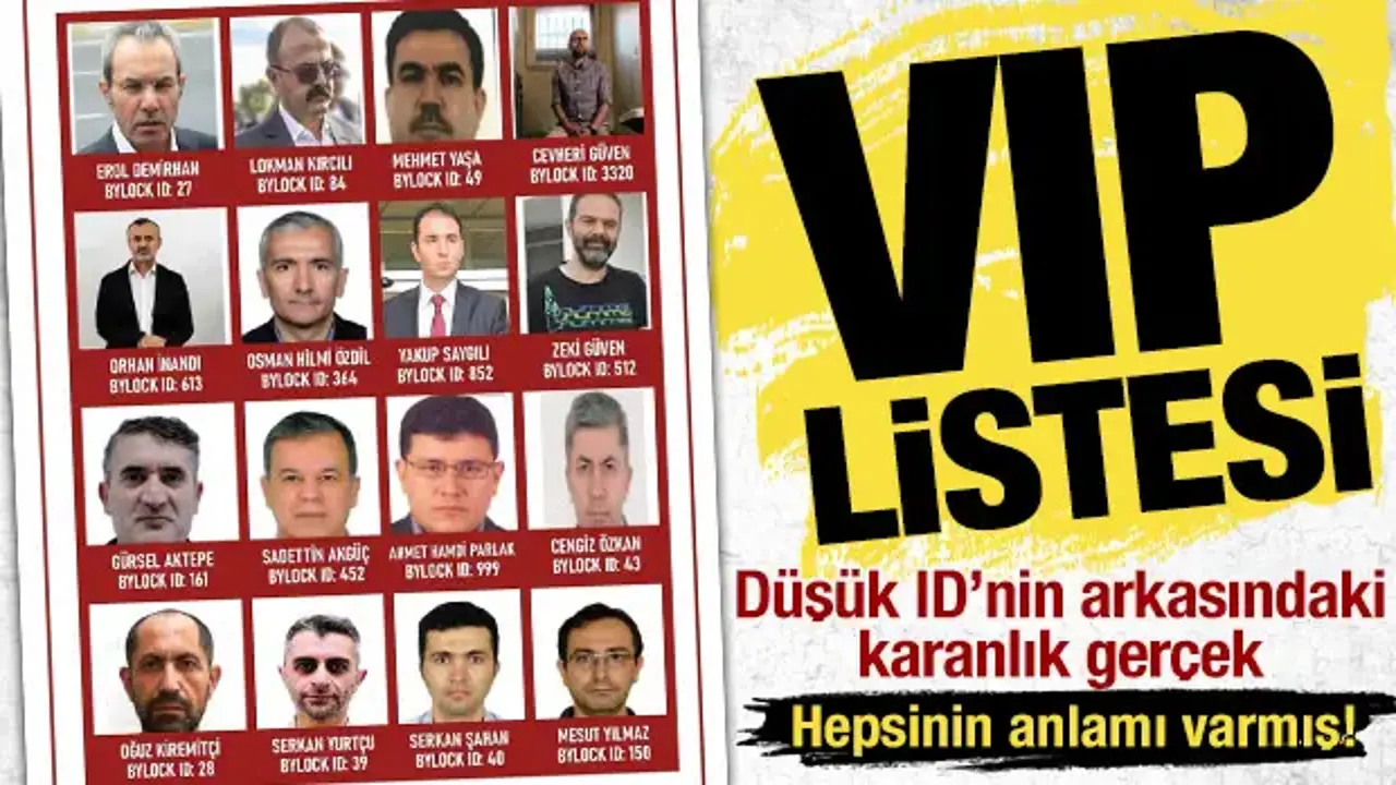 FETÖ’nün ByLock Listesi: Düşük ID’lerin Karanlık Gerçekleri