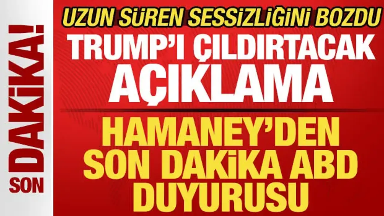 Hamaney’den ABD’ye Sert Mesaj: Trump’ın İmzası Geçersiz