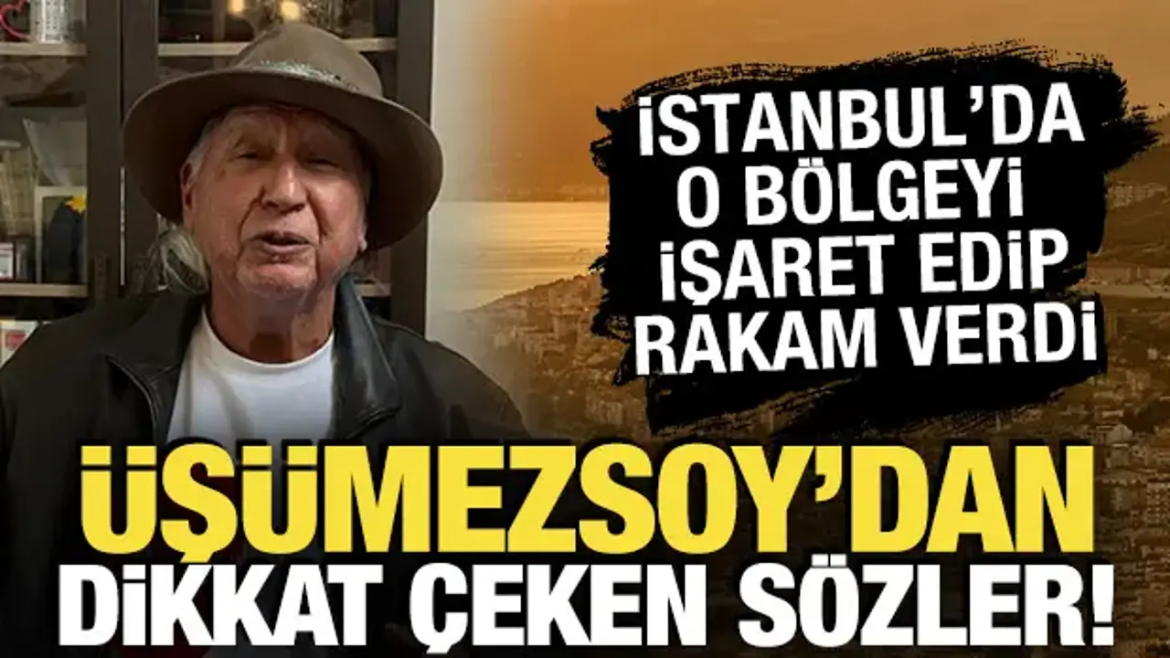 İstanbul’da Deprem Tehdidi: Prof. Dr. Üşümezsoy’un Açıklamaları
