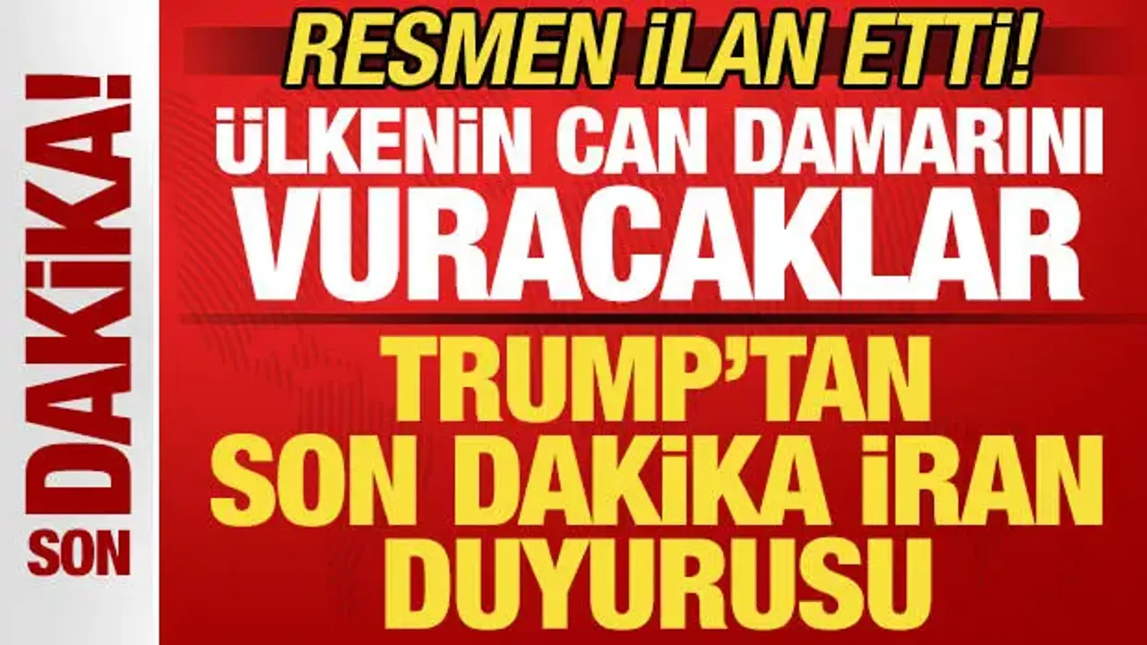 Trump’tan İran’a Sert Uyarı: Enerji Tesisleri Hedefte