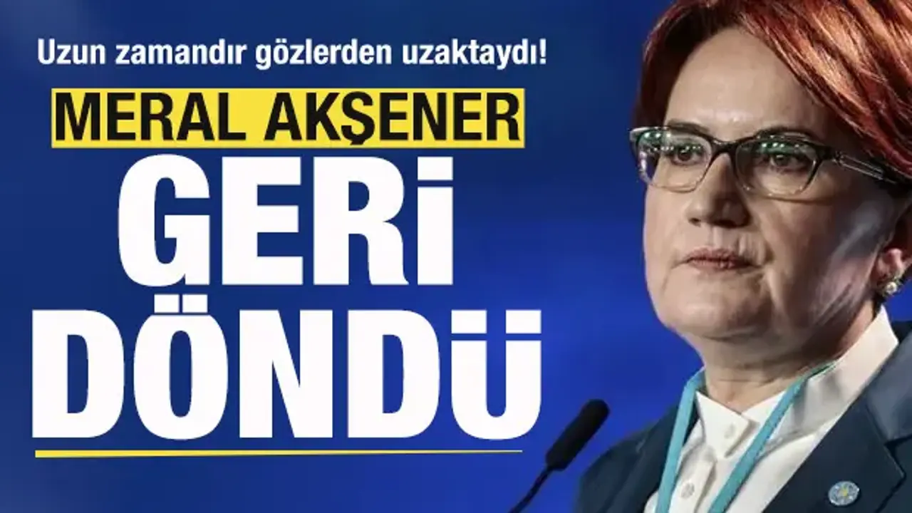 Meral Akşener, Yeni Vakfıyla Siyasete Dönüş Yaptı