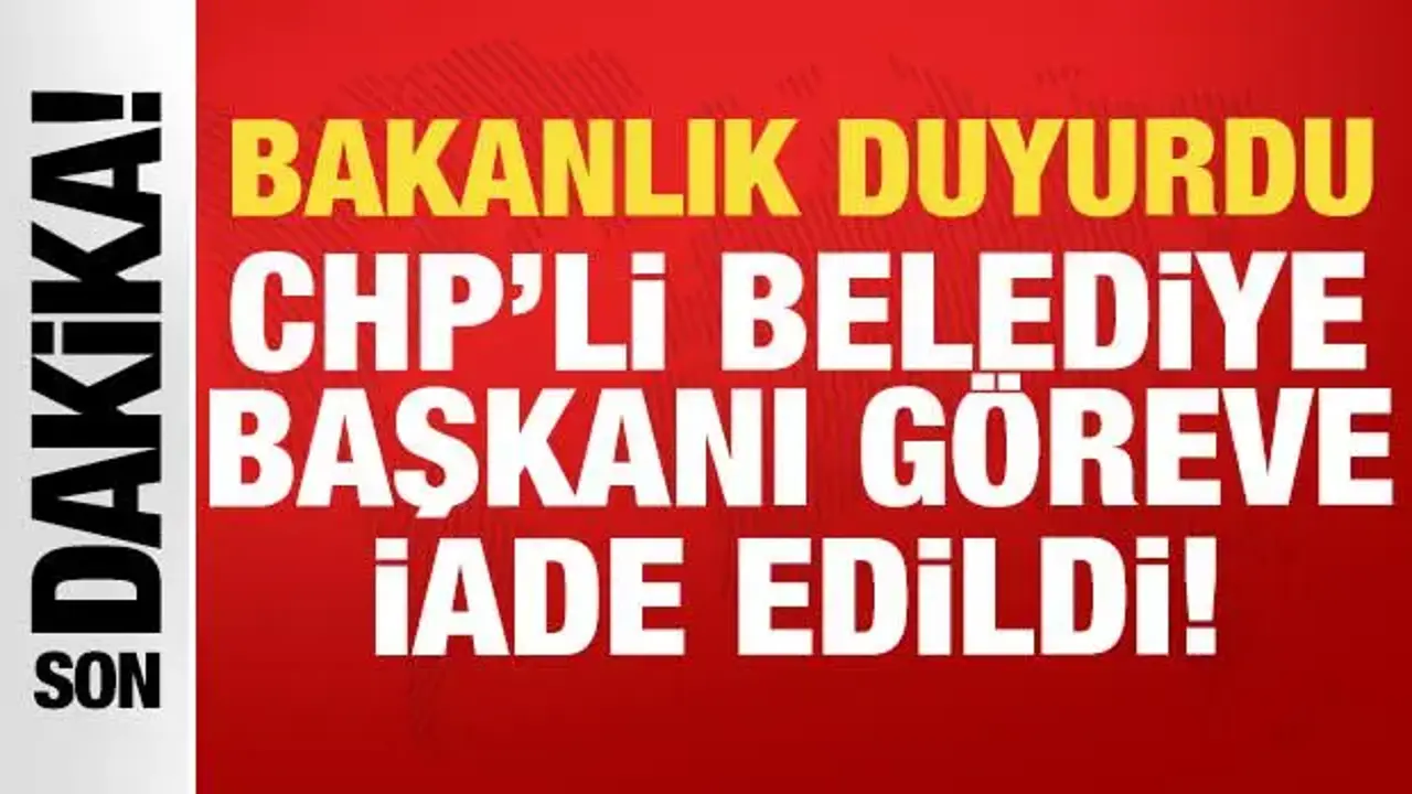 Balçova Belediye Başkanı Onur Yiğit Görevine İade Edildi
