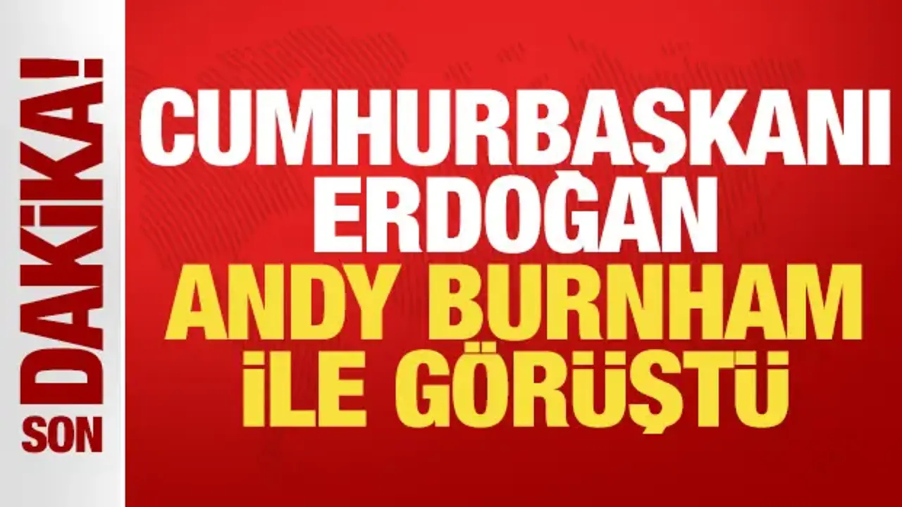 Cumhurbaşkanı Erdoğan, Başbakan Burnham ile Görüştü