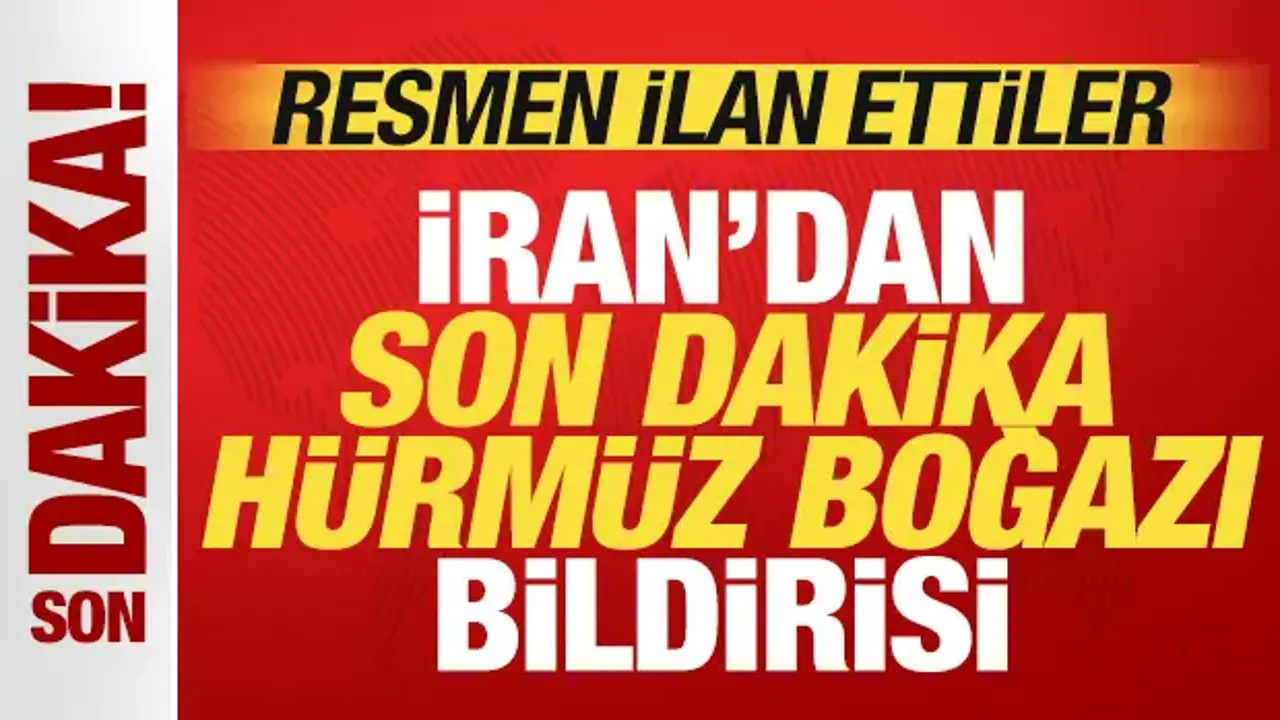 İran’dan Hürmüz Boğazı Açıklaması: ABD Şartlarını Kabul Etmeli