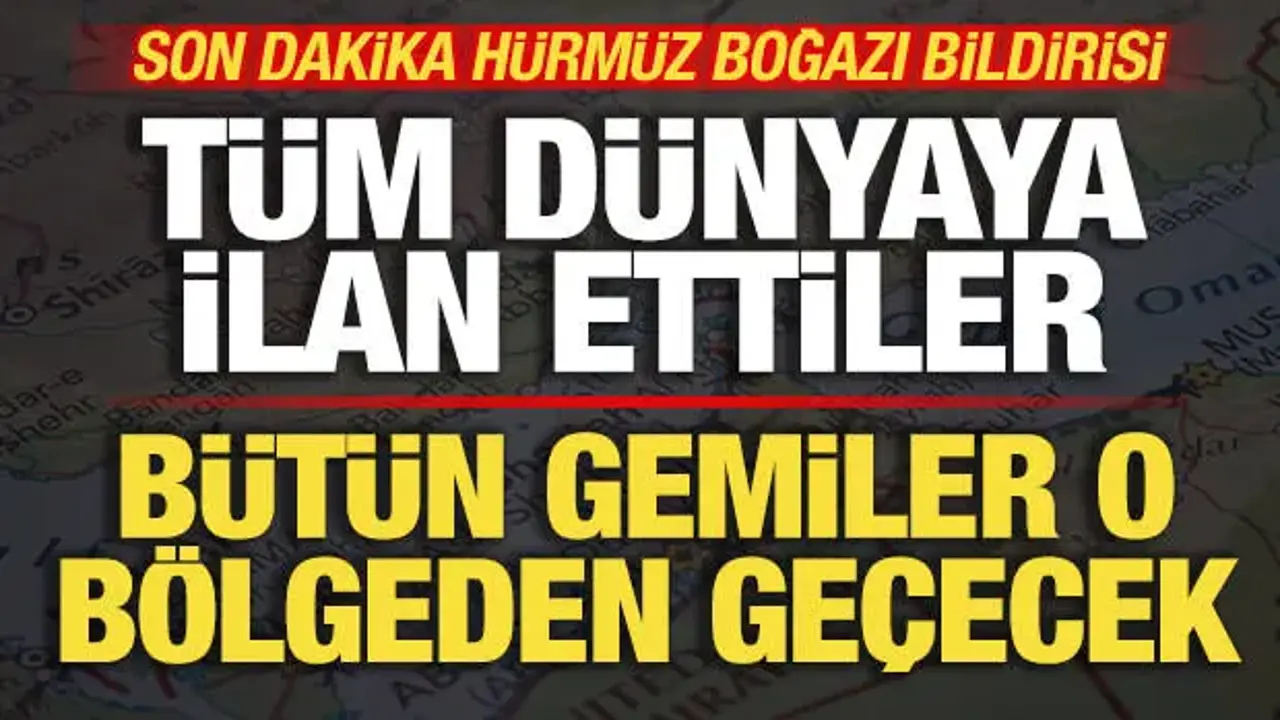 Hürmüz Boğazı’nda Yeni Geçiş Yolu Açılıyor