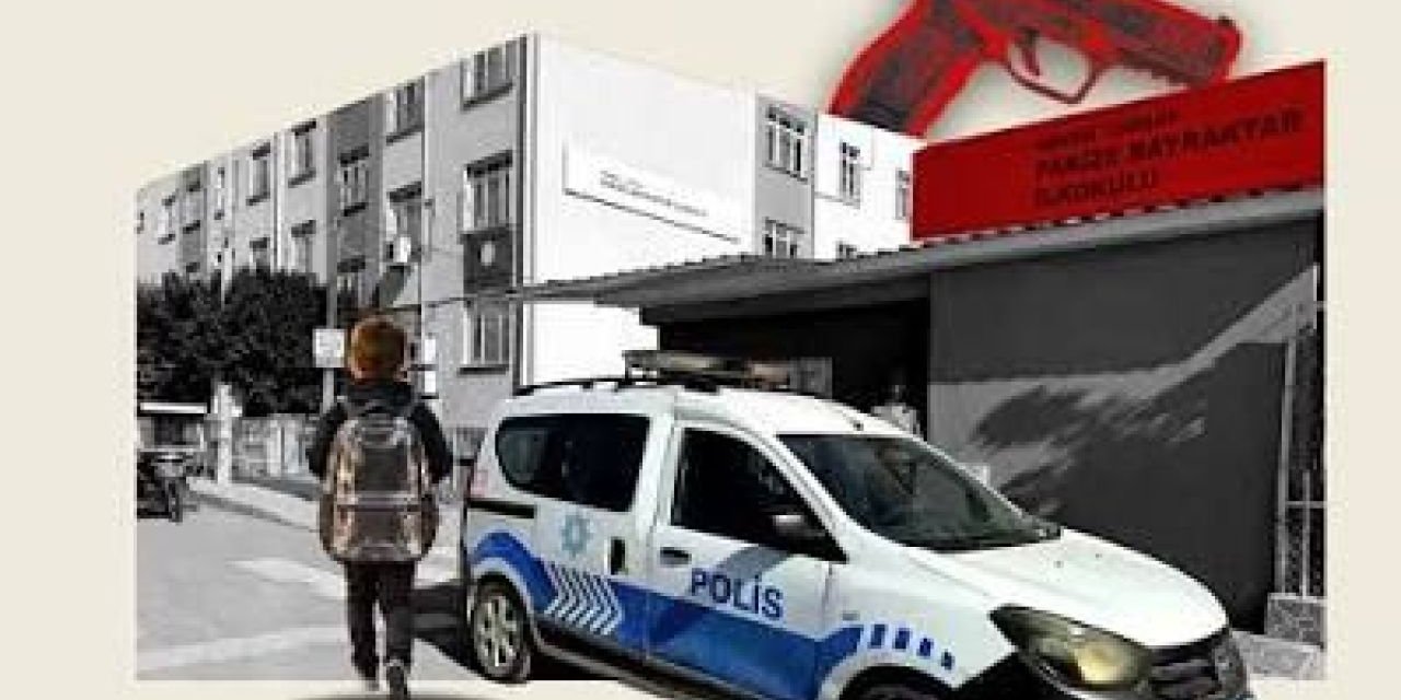 Tarsus’ta 7 Yaşındaki Öğrencinin Çantasından Tabanca Çıktı