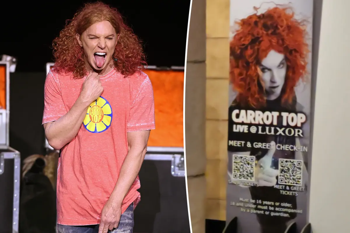 Carrot Top’ın Las Vegas gösterileri iptal edildi