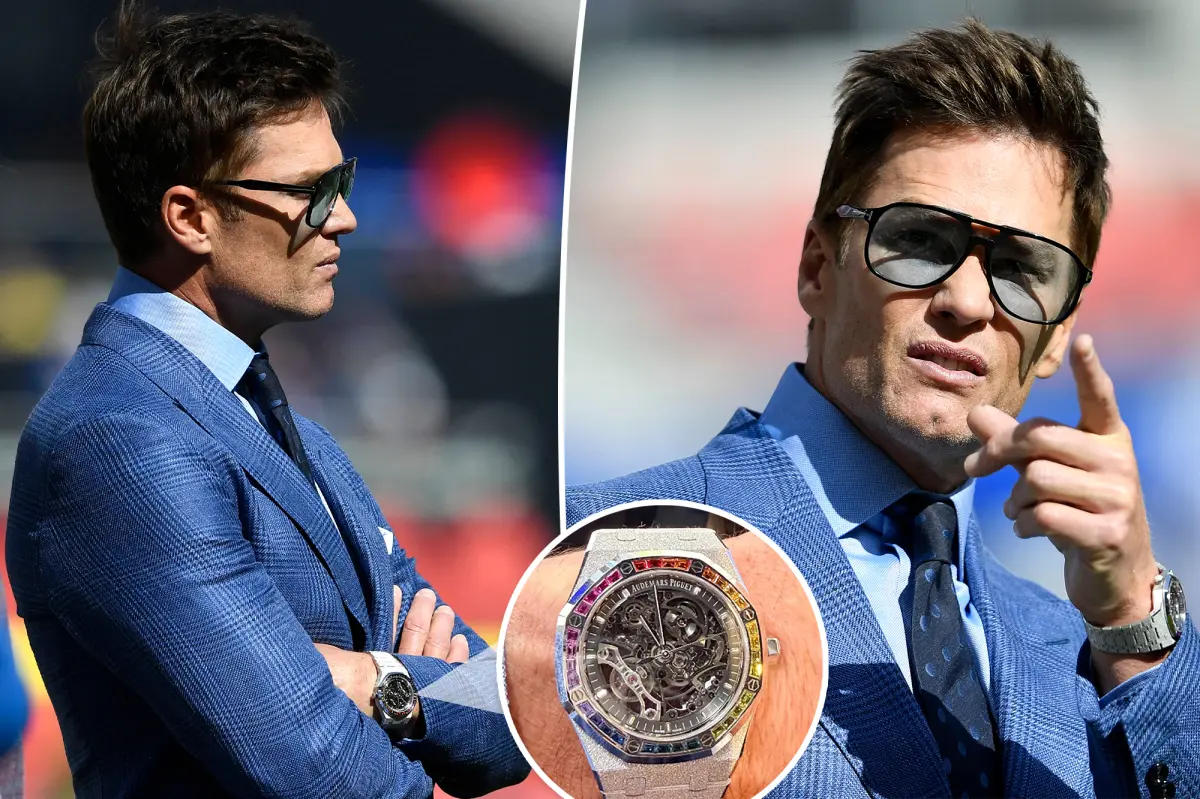 Tom Brady’nin 485 bin dolarlık gökkuşağı saat şovu