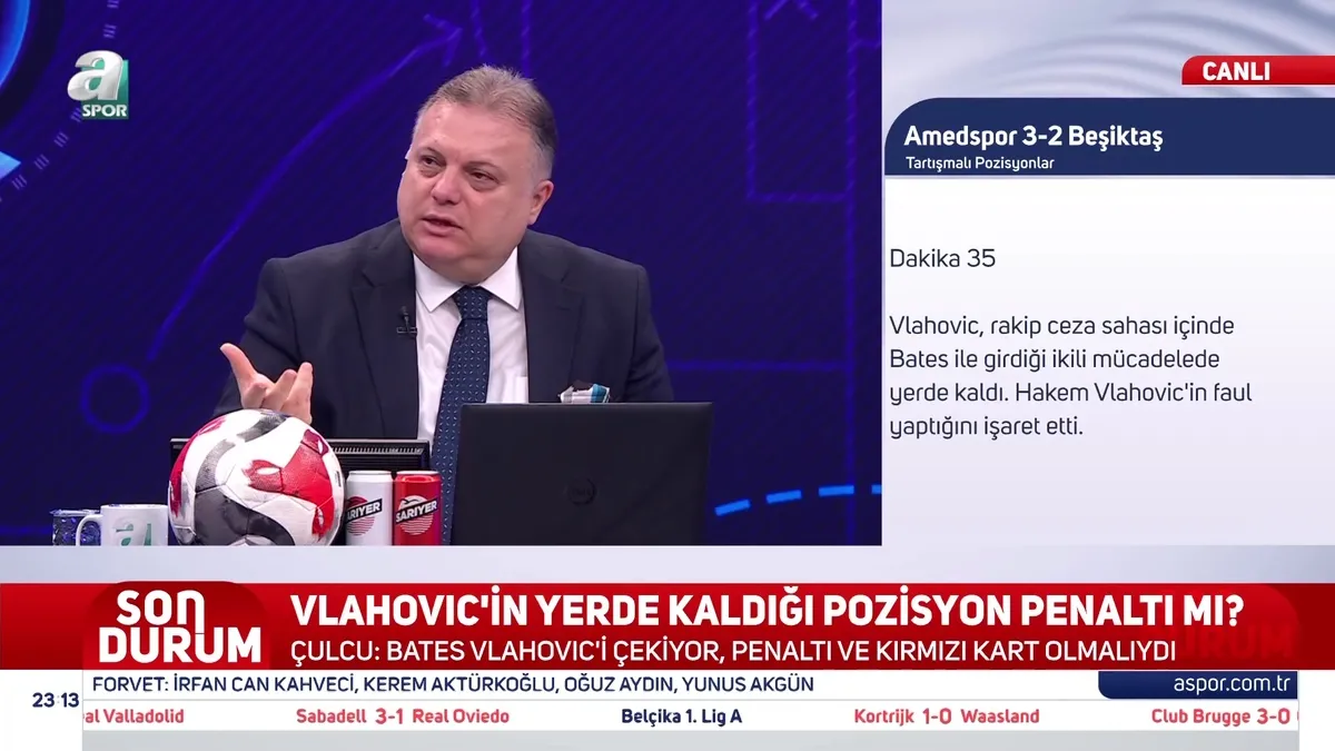 Vlahovic’in Yerde Kaldığı Pozisyon Penaltı mı? Çulcu