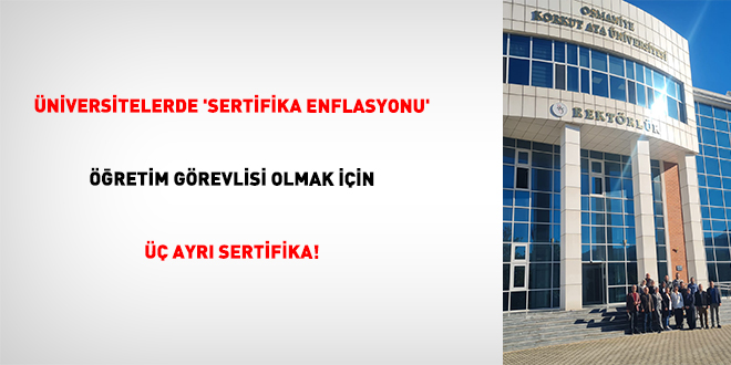 Üniversitelerde Sertifika Enflasyonu Tartışması Büyüyor