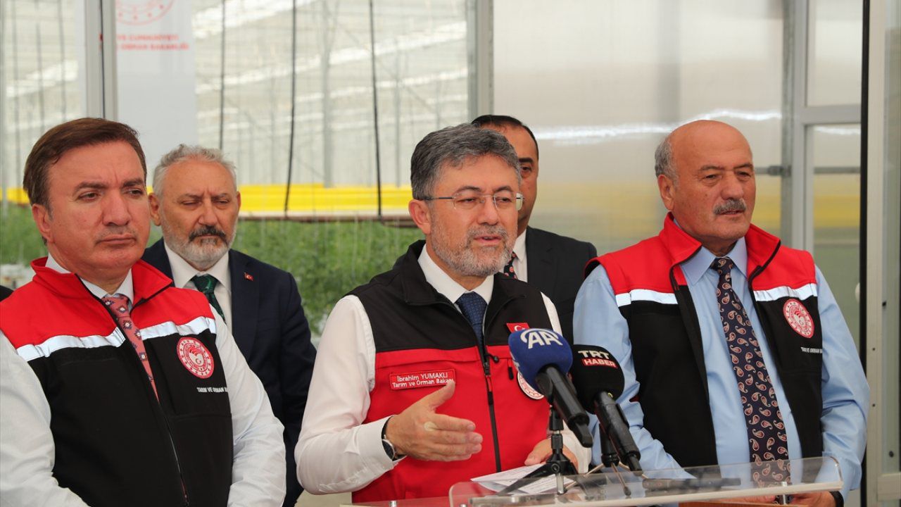Bakan Yumaklı: Örtü altı üretim alanı 789 bin dekar
