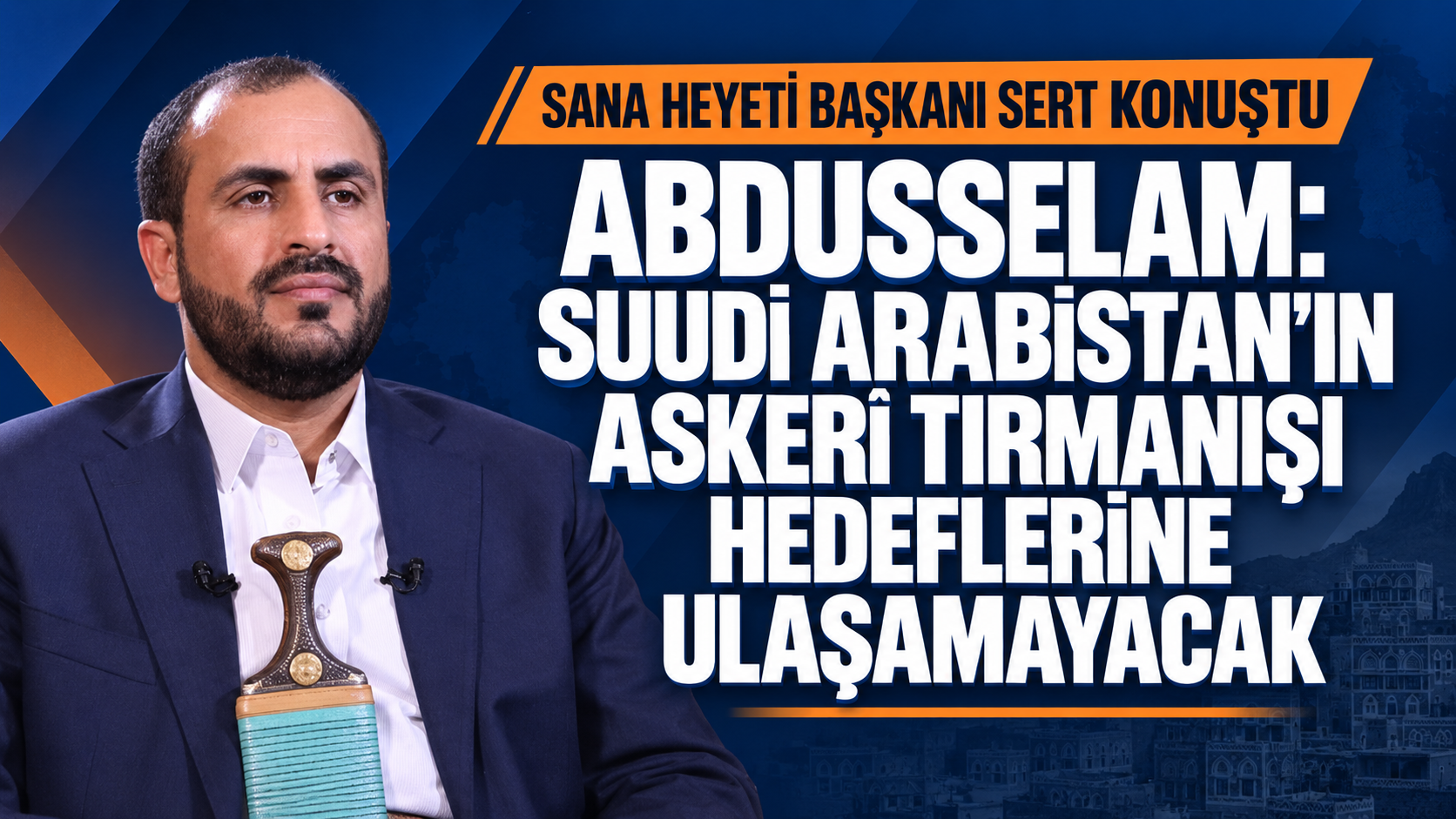 Abdusselam: Suudi Arabistan’ın askerî tırmanışı sonuçsuz